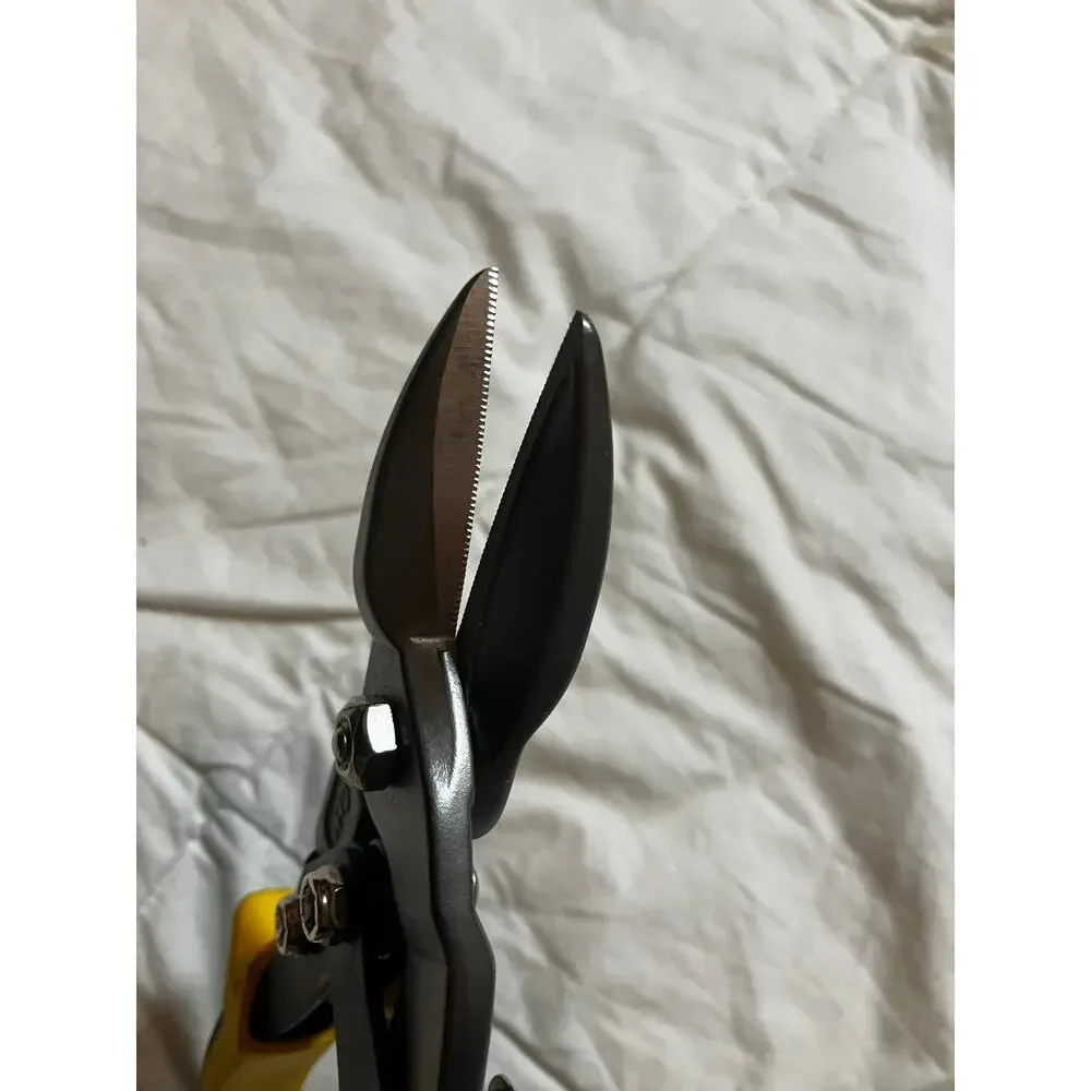 Stanley FatMax 14-563 Aviation Snips Straight Cut Metal Shears Tin Snips Tool - Picture 7 of 8